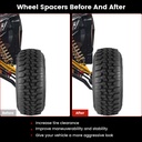 4x156 Wheel Spacers 2 inch 131mm Centerbore 3/8"-24 Studs For Polaris Ranger RZR Sportsman Xplorer 4pcs