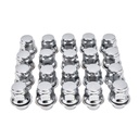 Chrome 12x1.5 Mag Lug Nuts With Washer For Toyota Camry Corolla Tacoma Lexus Scion 20pcs