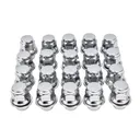 Chrome 12x1.5 Mag Lug Nuts With Washer For Toyota Camry Corolla Tacoma Lexus Scion 20pcs