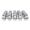 Chrome 12x1.5 Mag Lug Nuts With Washer For Toyota Camry Corolla Tacoma Lexus Scion 20pcs