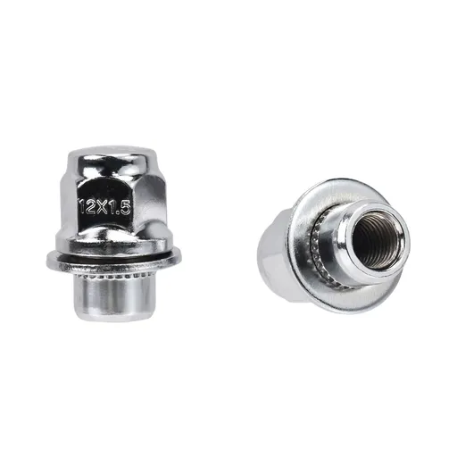 Chrome 12x1.5 Mag Lug Nuts With Washer For Toyota Camry Corolla Tacoma Lexus Scion 20pcs