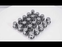 Chrome 12x1.5 Mag Lug Nuts With Washer For Toyota Camry Corolla Tacoma Lexus Scion 20pcs