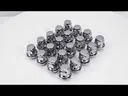 Chrome 12x1.5 Mag Lug Nuts With Washer For Toyota Camry Corolla Tacoma Lexus Scion 20pcs