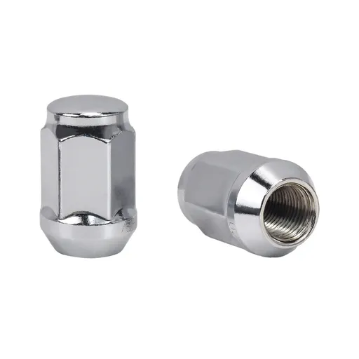 Chrome 1/2-20 Wheel Lug Nuts 3/4" Hex For Jeep Cherokee Commander Wrangler JK TJ 24pcs