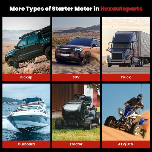 5More Types of Starter Motor in Hexautoparts