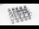 Chrome Lug Nuts 12x1.25 19mm Hex For Jeep Cherokee Compass Dodge Dart Chrysler 200 20pcs