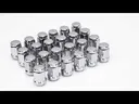 7/16x20 Chrome Bulge Acorn Lug Nuts For Chevy GMC Blazer K10 K5 V1500 24pcs