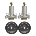 Deck Rebuild Kit With Blade Spindle Pulley Belt For Craftsman 46 inch Deck Husqvarna Poulan 405143 195945 192870