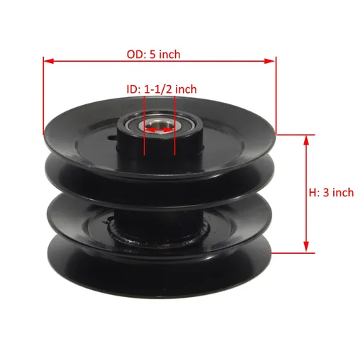 Double Pulley Assembly For MTD LT16 LT165 LT18 LT185 756-1202 44-103 756-0638
