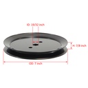 Spindle Pulley For John Deere GX20367 L100 L105 L107 L108 L110 L111 L118 X105 125 2pcs