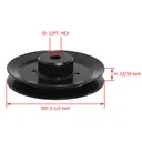 588586601 539113962 Pulley For Husqvarna 46 inch Deck Z246 RZ4623 RZ5426 2pcs