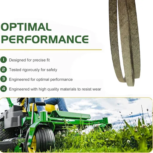 Kevlar Belts For John Deere D140 D150 D160 L120 L130 Replace GX21833 GX20571 1/2" x 141"OD