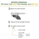 Kevlar Belts For John Deere D140 D150 D160 L120 L130 Replace GX21833 GX20571 1/2" x 141"OD