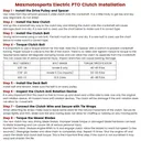 Maxmotosports Electric PTO Clutch Installation