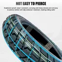 130 90 16 Rear Tire For Harley Davidson