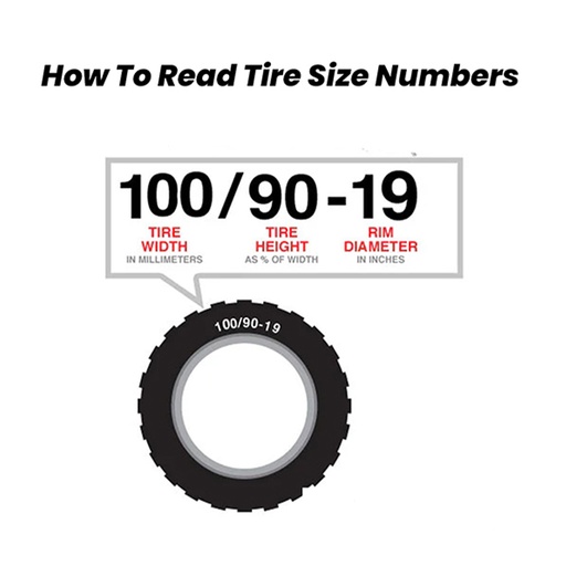100 90 19 Front Tire 6 PLY For Harley Davidson Sportster