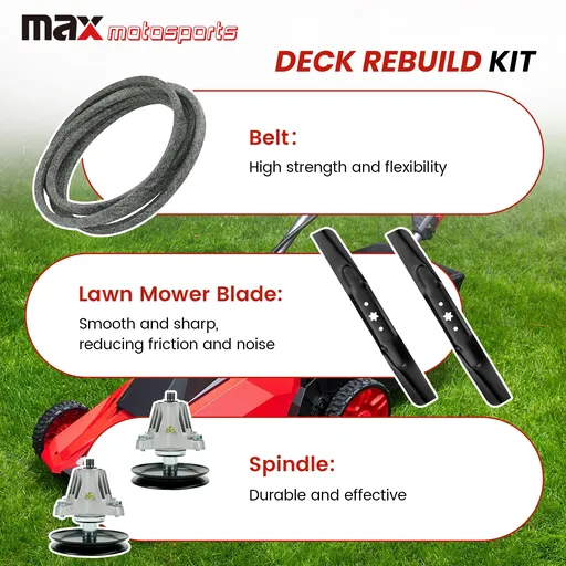 Deck Rebuild Kit With Blade Spindle Belt Idler For MTD Cub Cadet Craftsman 42 inch XT1 LT42 T8000 XT2 LX42