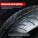 180 55 17 Rear Tire For Honda CBR600RR Yamaha R6 GSXR 750