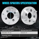 1.5 inch 4x110 to 4x156 Wheel Adapters For Honda Yamaha Suzuki ATV 90mm Hub Bore 2pcs