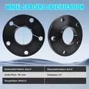 5x130 Wheel Spacers 15mm  M14x1.5 Studs 71.5mm Center Bore For Audi Q7 Porsche 911 4pcs