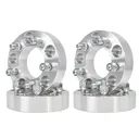 5x5 to 5x4.5 Wheel Adapters 1.5 inch 82.5mm Center Bore 1/2"-20 Thread Pitch For Jeep Wrangler JK WJ WK XK 07-18 4pcs