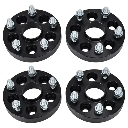 5x100 to 5x114.3 Wheel Adapters 25mm M12x1.25 Studs 56.1mm Center Bore For Subaru Impreza Forester 1998-2018 4pcs