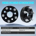 5x100 to 5x114.3 Wheel Adapters 25mm M12x1.25 Studs 56.1mm Center Bore For Subaru Impreza Forester 1998-2018 4pcs