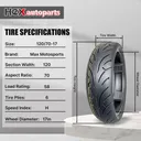 Front And Rear Motorcycle Tires 120 70 17 & 190 50 17 For CBR1000RR GSXR 750 Ninja ZX10R