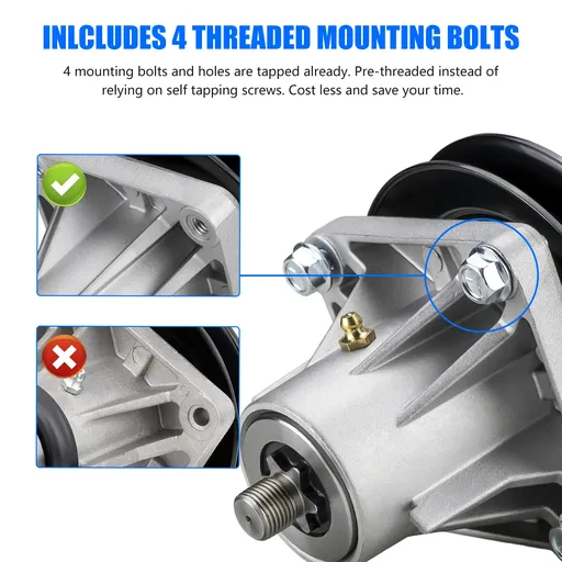 2x MTD Spindle Assembly Replace 618-0430B 618-0430C 918-0240 918-0240A 918-0240C