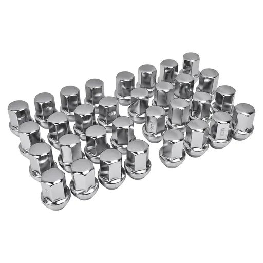 14x1.5 Chrome Lug Nuts For Chevy Silverado 2500 1999-2018 32pcs
