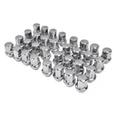 14x1.5 Chrome Lug Nuts For Chevy Silverado 2500 1999-2018 32pcs