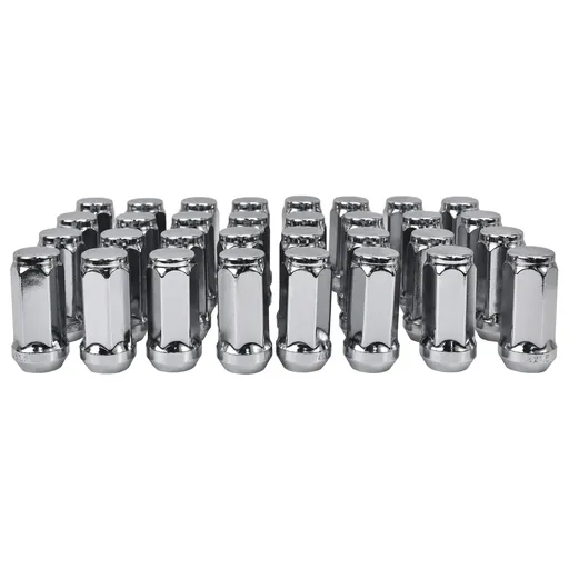14x1.5 Chrome Lug Nuts For Chevy Silverado GMC Sierra 2500 HD 1999-2023 32pcs