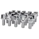12x1.5 Chrome Lug Bolts 28mm Shank Ball Seat For Mercedes Benz SL320 500 20pcs