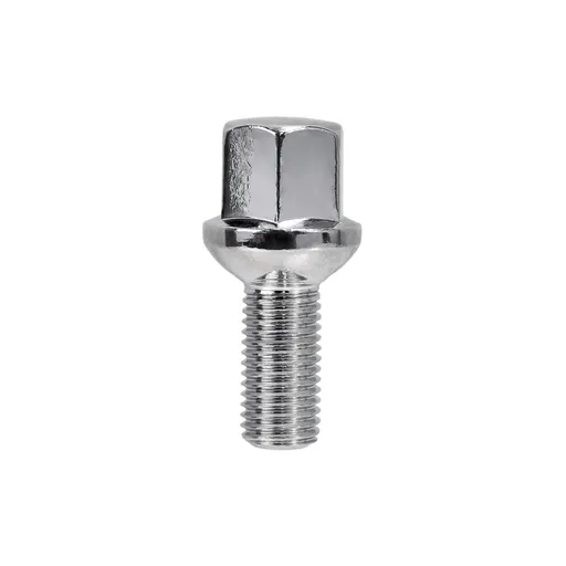 12x1.5 Chrome Lug Bolts 28mm Shank Ball Seat For Mercedes Benz SL320 500 20pcs