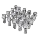 14x1.5 Lug Bolts Cone Seat 28mm Shank For Volkswagen Golf Jetta R32 Audi Q7 20pcs
