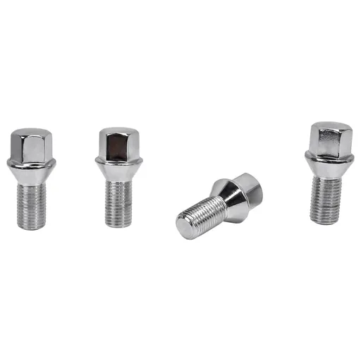 14x1.5 Lug Bolts Cone Seat 28mm Shank For Volkswagen Golf Jetta R32 Audi Q7 20pcs