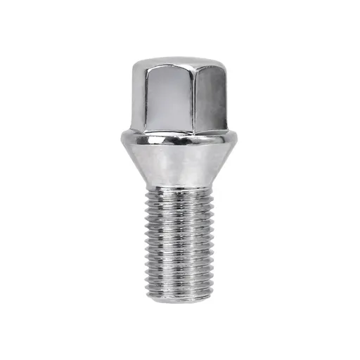14x1.5 Lug Bolts Cone Seat 28mm Shank For Volkswagen Golf Jetta R32 Audi Q7 20pcs