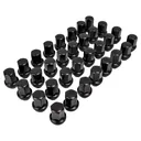 14x1.5 Black Lug Nuts For Chevy Silverado 2500 3500 HD C2500 Suburban 32pcs