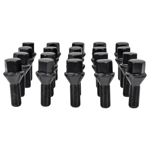 12x1.25 Black Lug Bolts For Jeep Compass Renegade Cherokee Ram 700 20pcs