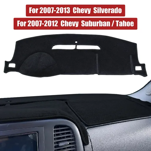 2007-2012 Chevy Tahoe Dash Board Cover Mat Carpet Black