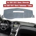 2007-2012 Chevy Tahoe Dash Mat Carpet Dashboard Cover Gray