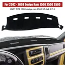 2002-2008 Dodge Ram 1500 2500 3500 Dashboard Cover Mat Carpet Black