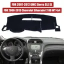 2008-2013 Chevy Silverado 1500 Dash Board Cover Mat Carpet Black