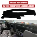 1988-1994 Chevy C1500 Dash Mat Carpet Dashboard Cover Black