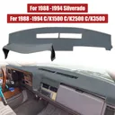 1988-1994 Chevy C1500 Dash Mat Carpet Dashboard Cover Gray