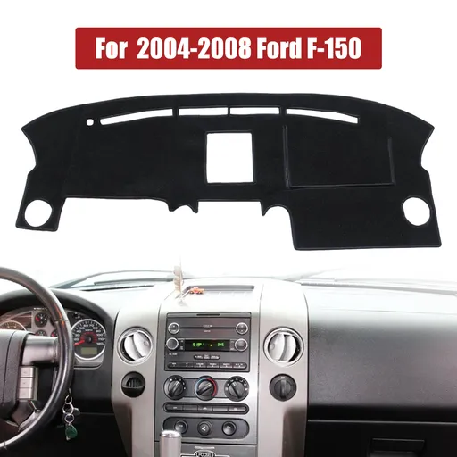 2004-2008 Ford F150 Dash Board Cover Mat Carpet Black