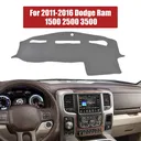 2011-2016 Dodge Ram 1500 2500 3500 Dash Mat Carpet Dashboard Cover Gray
