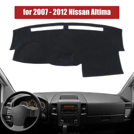 2004-2012 Nissan Titan Dash Mat Carpet Dashboard Cover Black