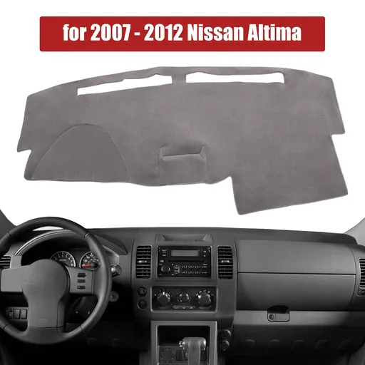 2004-2012 Nissan Titan Dash Mat Carpet Dashboard Cover Gray