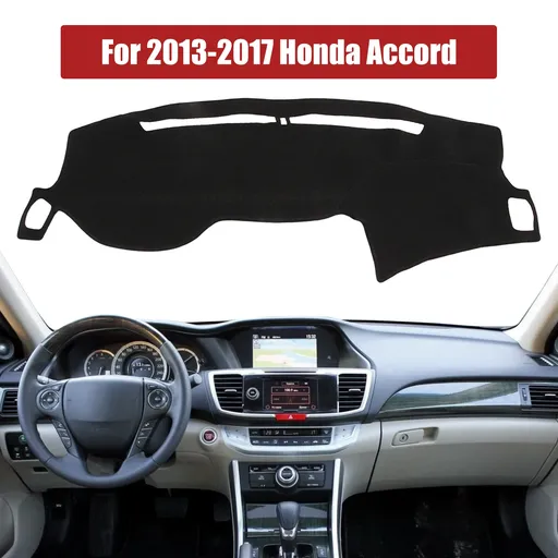 2013-2017 Honda Accord Dash Mat Carpet Dashboard Cover Black